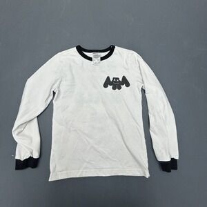 Marshmello T Shirt Boys Small White Long Sleeve Keep It Mello Graphic Tee